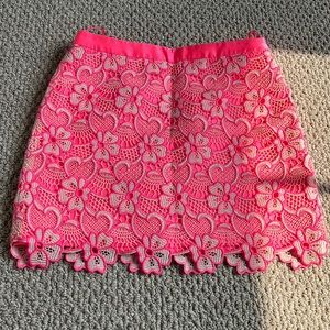 Emanuel Ungaro Paris pink skirt